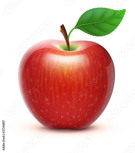 Canvas-taulu red apple