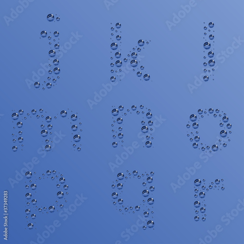 vector bubble alphabet - part 2