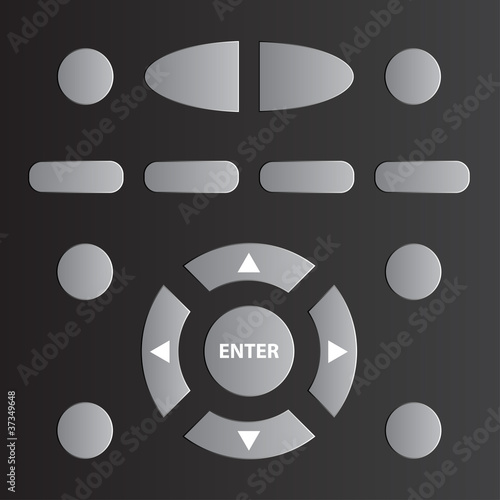 vector remote tv control
