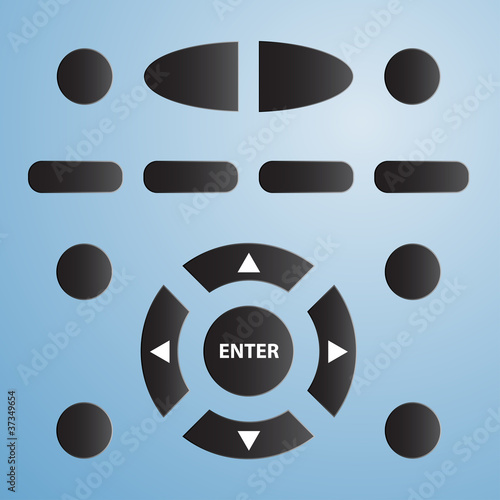 vector remote tv control