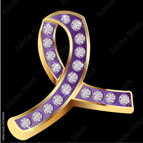 Domestic violence awareness ribbon