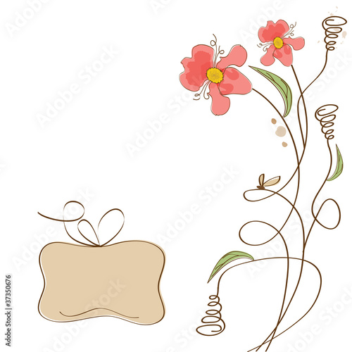 romantic floral background