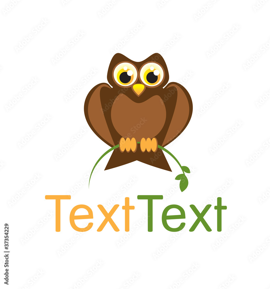 Obraz premium Owl Logo