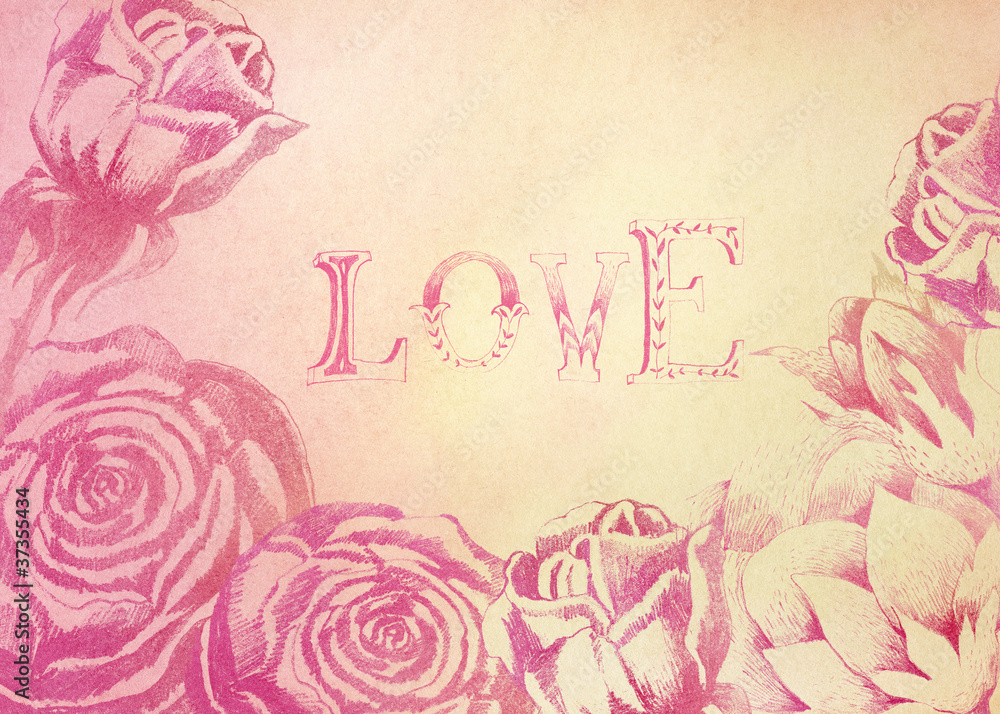 Love Roses Card