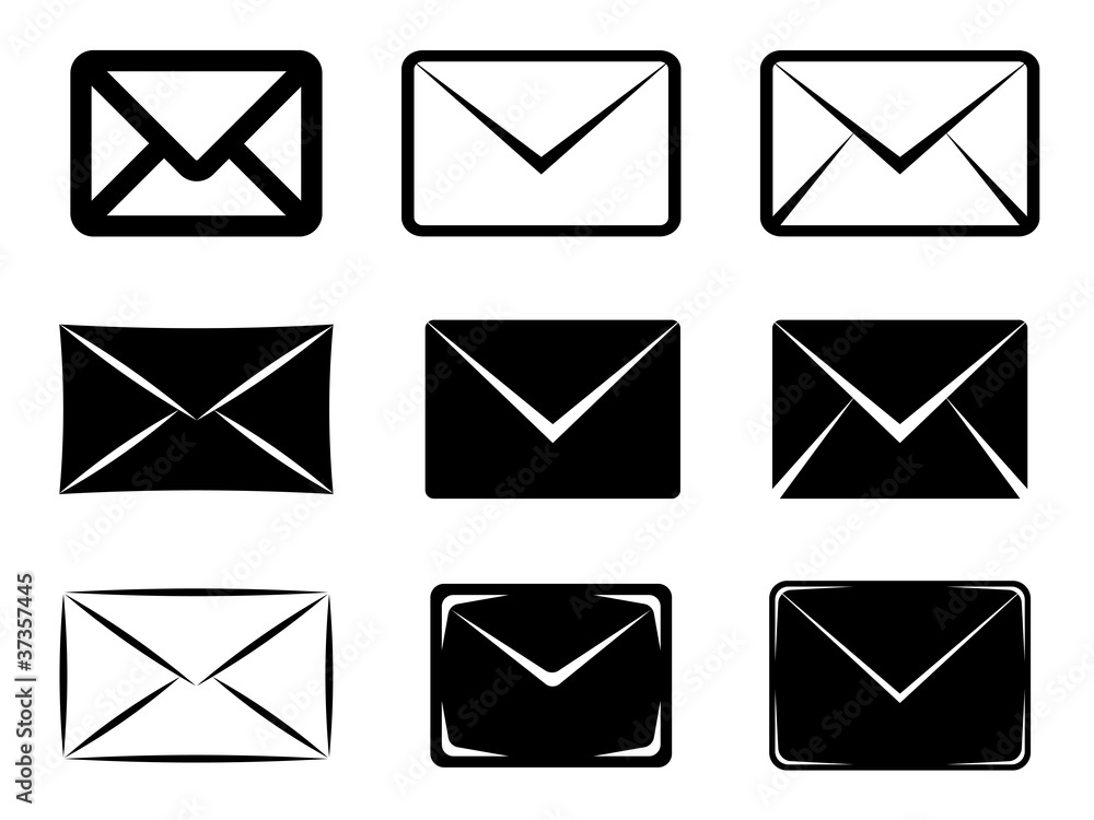 vector email signs vector email signs
