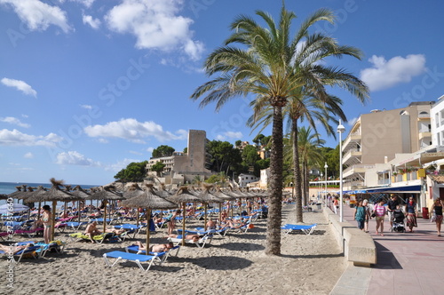 Palmira-Strand in Peguera, Mallorca photo