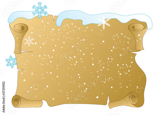 Winter scroll