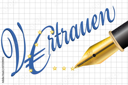 Federhalter Euro Vertrauen 2