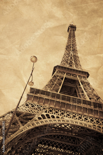 Tour Eiffel retro #37360292