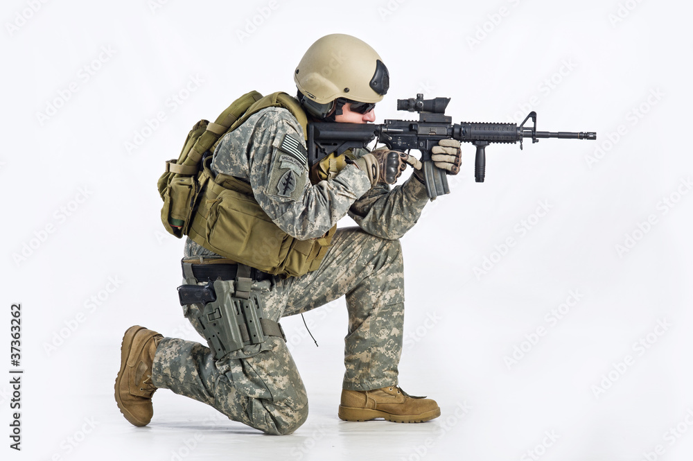 Fototapeta premium SWAT Team Officer
