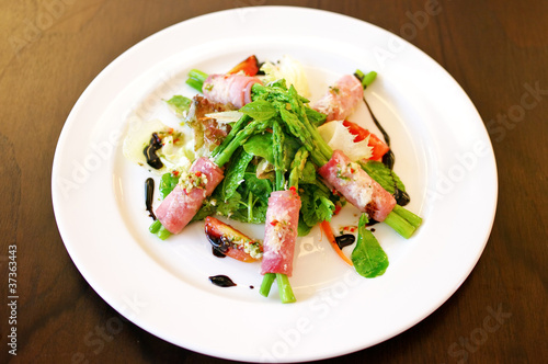 Ham rolled Asparagus