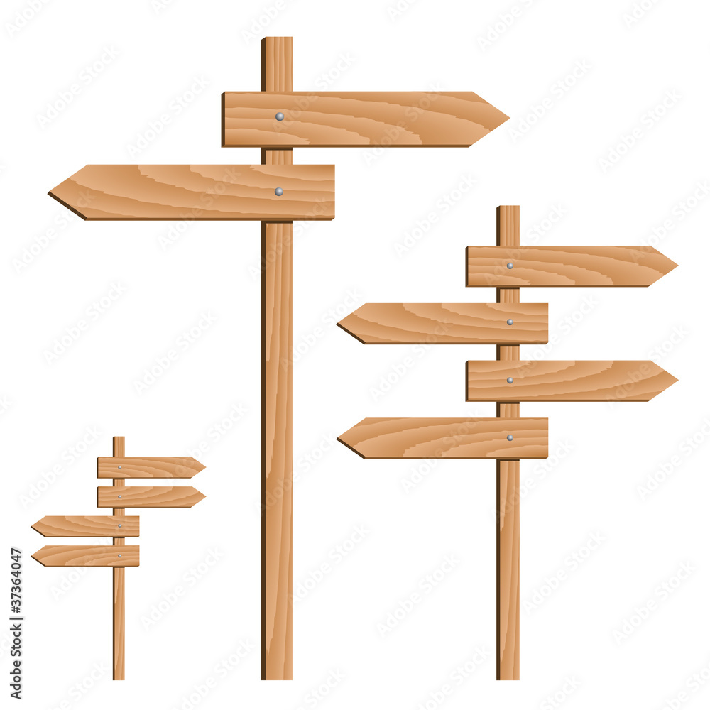 vector wooden direction arrows vector wooden direction arrows