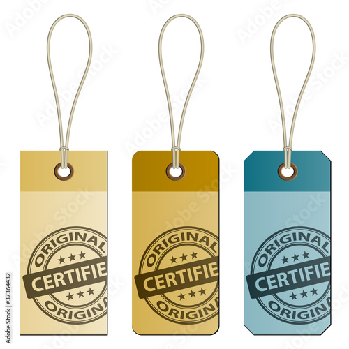 vector original cardboard tags