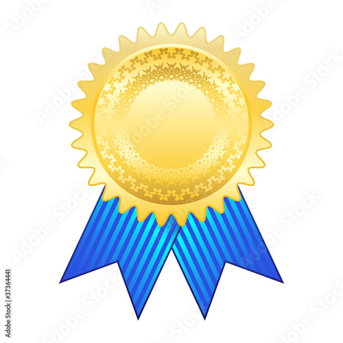 Gold award ribbon