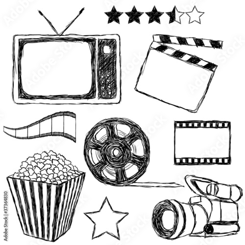 movie doodle collection