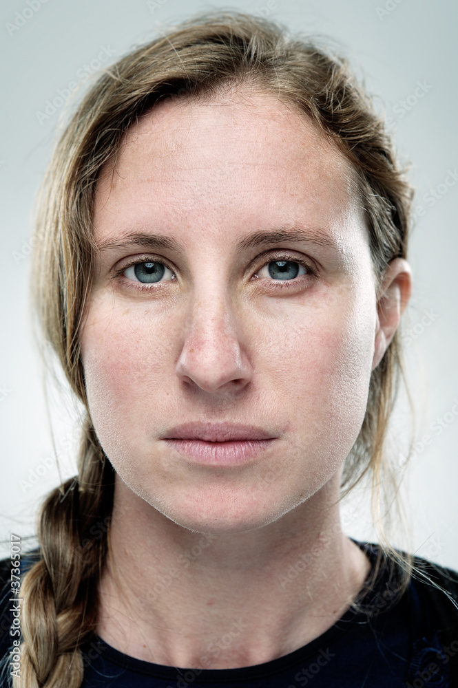 Fototapeta premium real normal person portrait