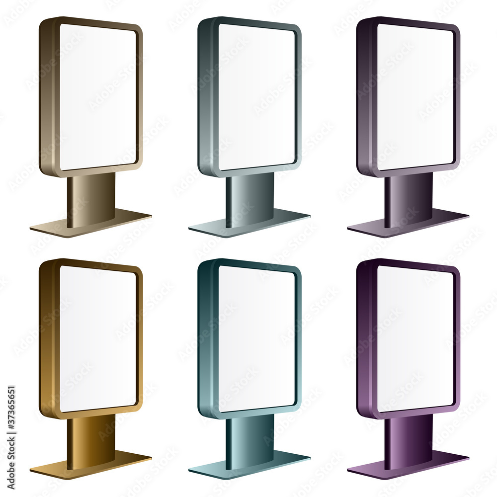 vector outdoor advertising