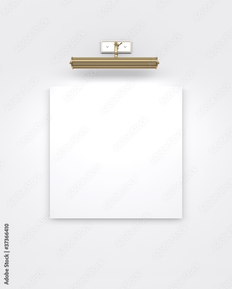 Blank picture on a wall Blank picture on a wall