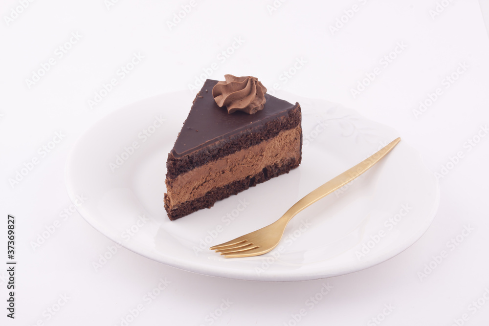 a slice of chocolate cake a slice of chocolate cake
