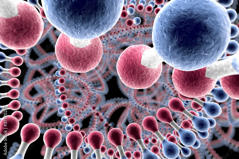 Quadro em tela The genetic code