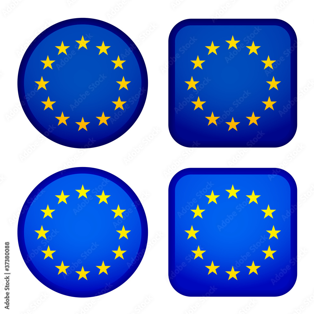 Vector EU flags
