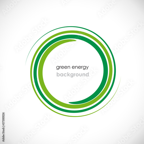 Green Energy Background # Vector photo