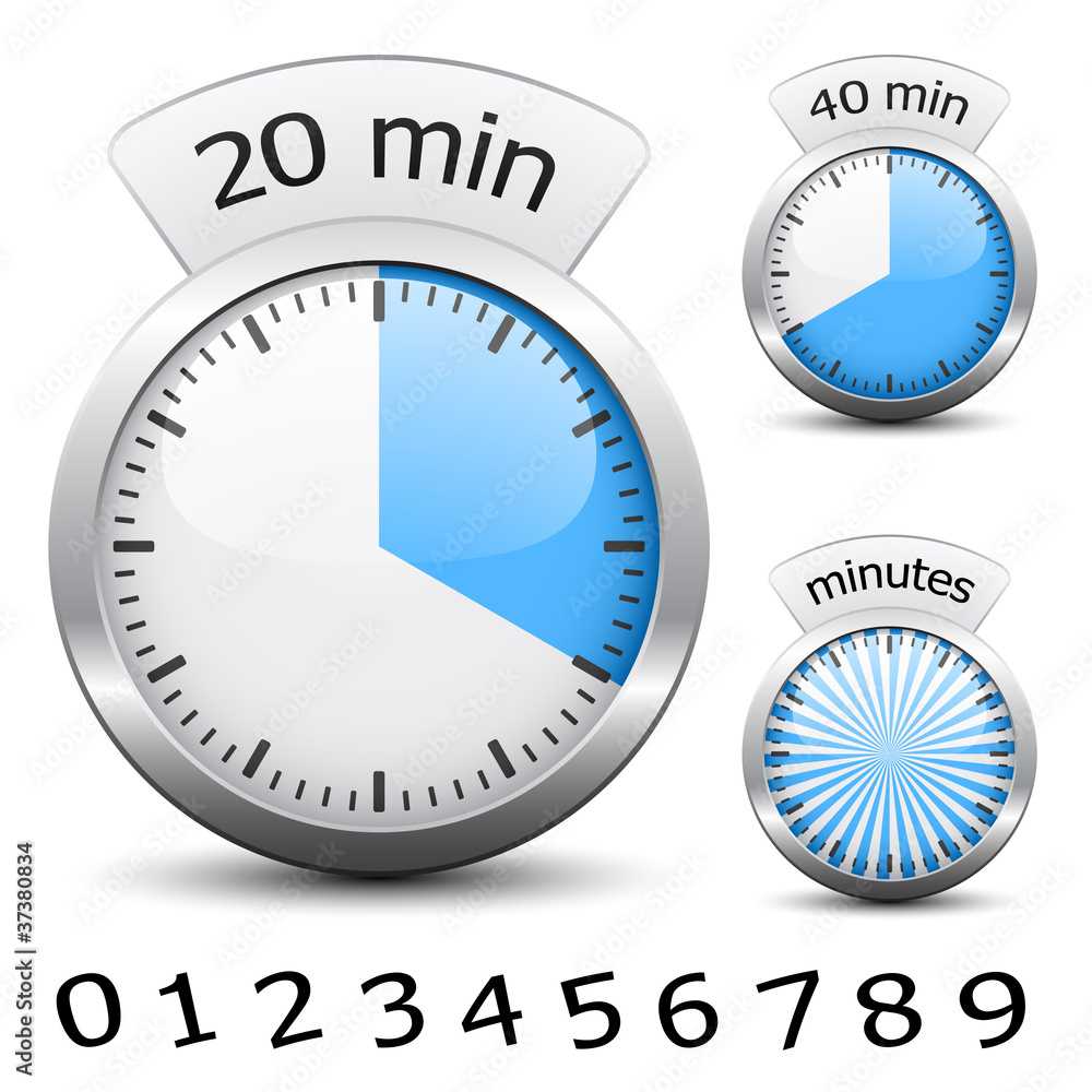 Vector timer - easy change time every one minute Vector timer - easy change time every one minute