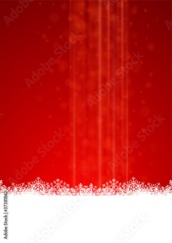 Cartolina Natale con Neve