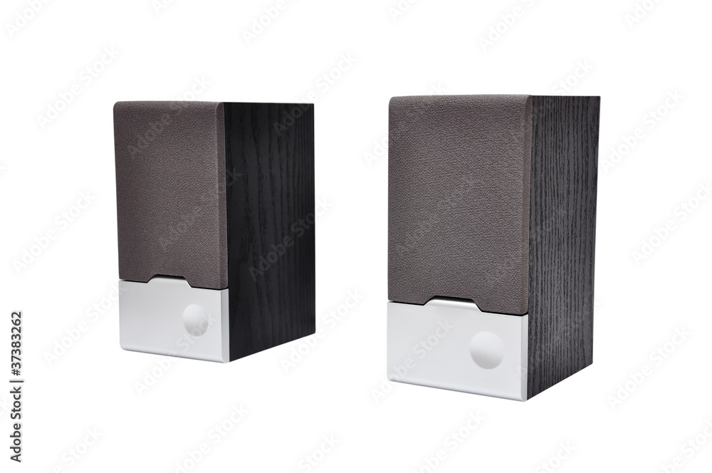 Obraz premium two computer speakers