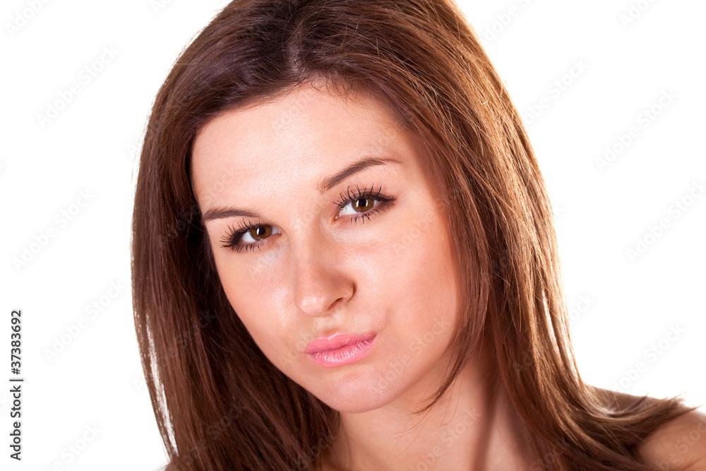 beautiful girl isolated on white background beautiful girl isolated on white background