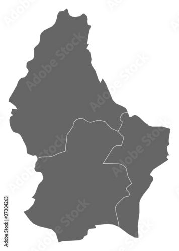 Map of Luxembourg