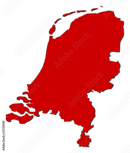 Map of Netherlands