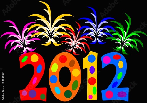 New year and carnival fireworks