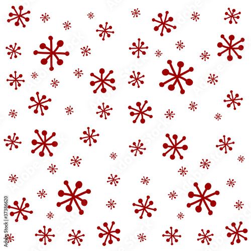 White Red Snow Background