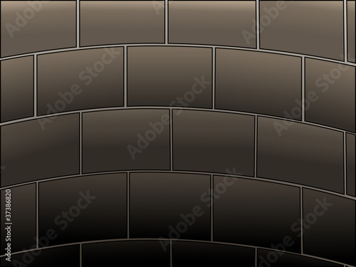 Vector rounded wall