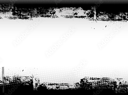 Abstract Grunge Border Graphic Design