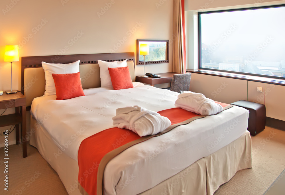 Obraz premium hotel bedroom