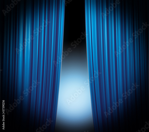 Blue Curtain Highlight