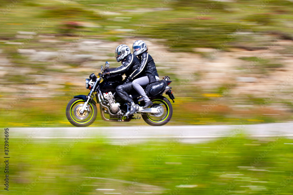 Fototapeta premium moto in velocità