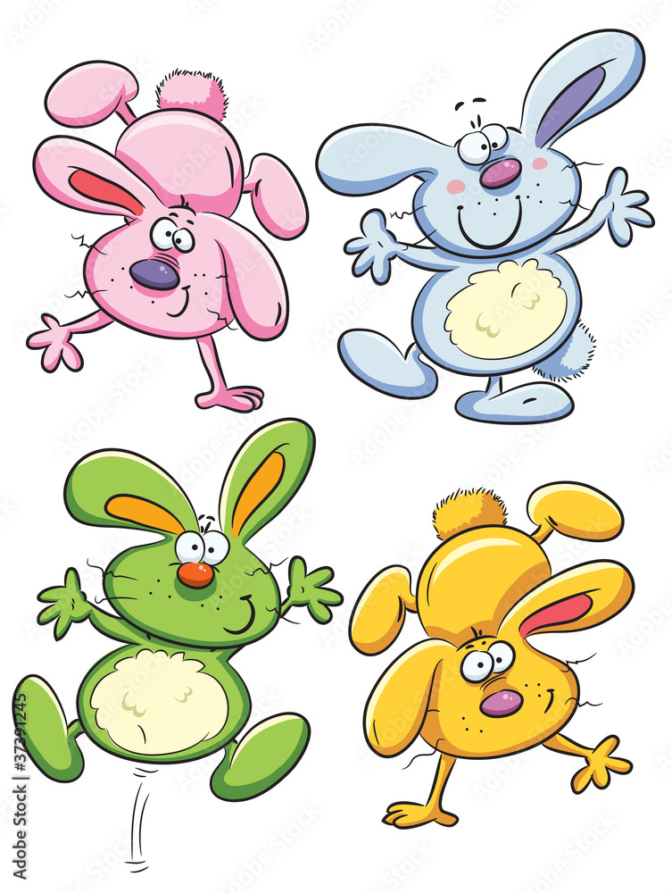 Fototapeta premium Cheerful Bunny