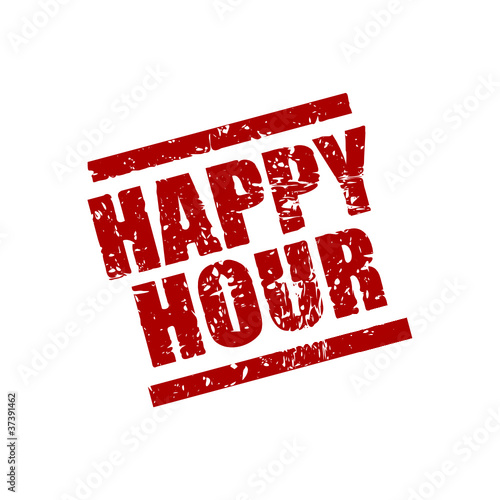 stempel eckig happy hour I