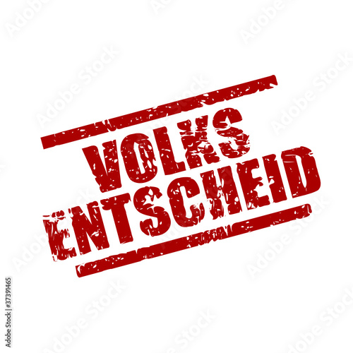 stempel eckig volksentscheid I