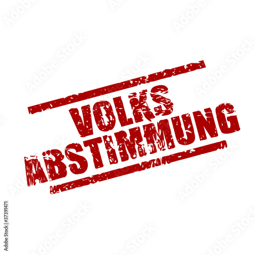 stempel eckig volksabstimmung I