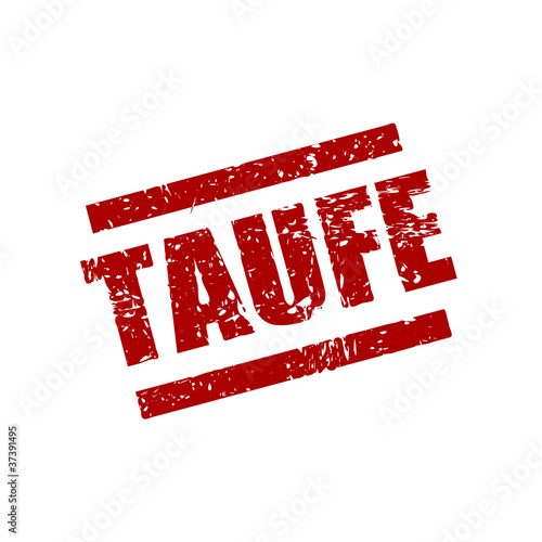 stempel eckig taufe I