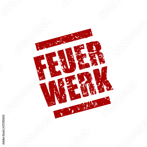 stempel eckig feuerwerk I