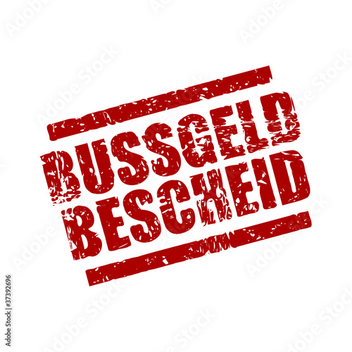 stempel eckig bussgeldbescheid I