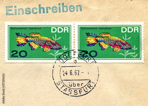 Vintage german stamps 