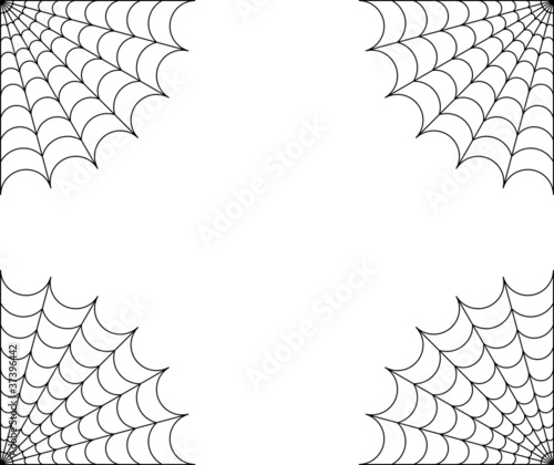 Spider web frame