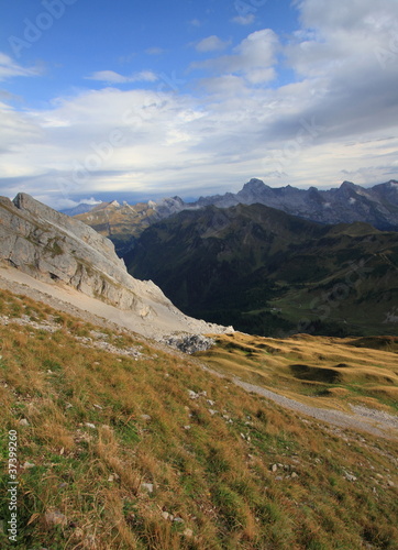 Montagnes à proximité du Grand Bornand en Savoie - France