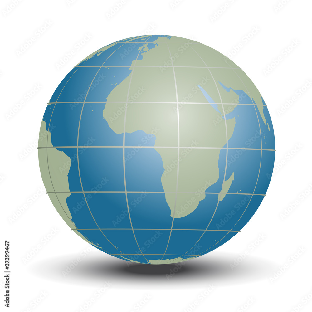 Fototapeta premium Vector globe